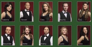 Live croupiers van Oranje Casino