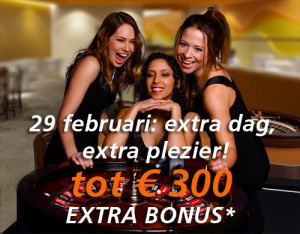 Schrikkeljaarbonus bij Oranje Casino