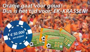 EK-krassen bij Oranje Casino